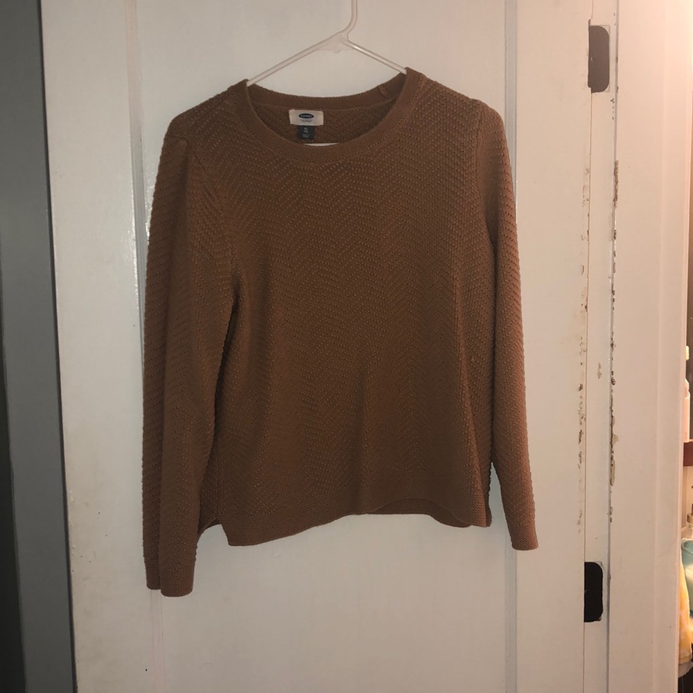Brown Cropped Old Navy Sweater